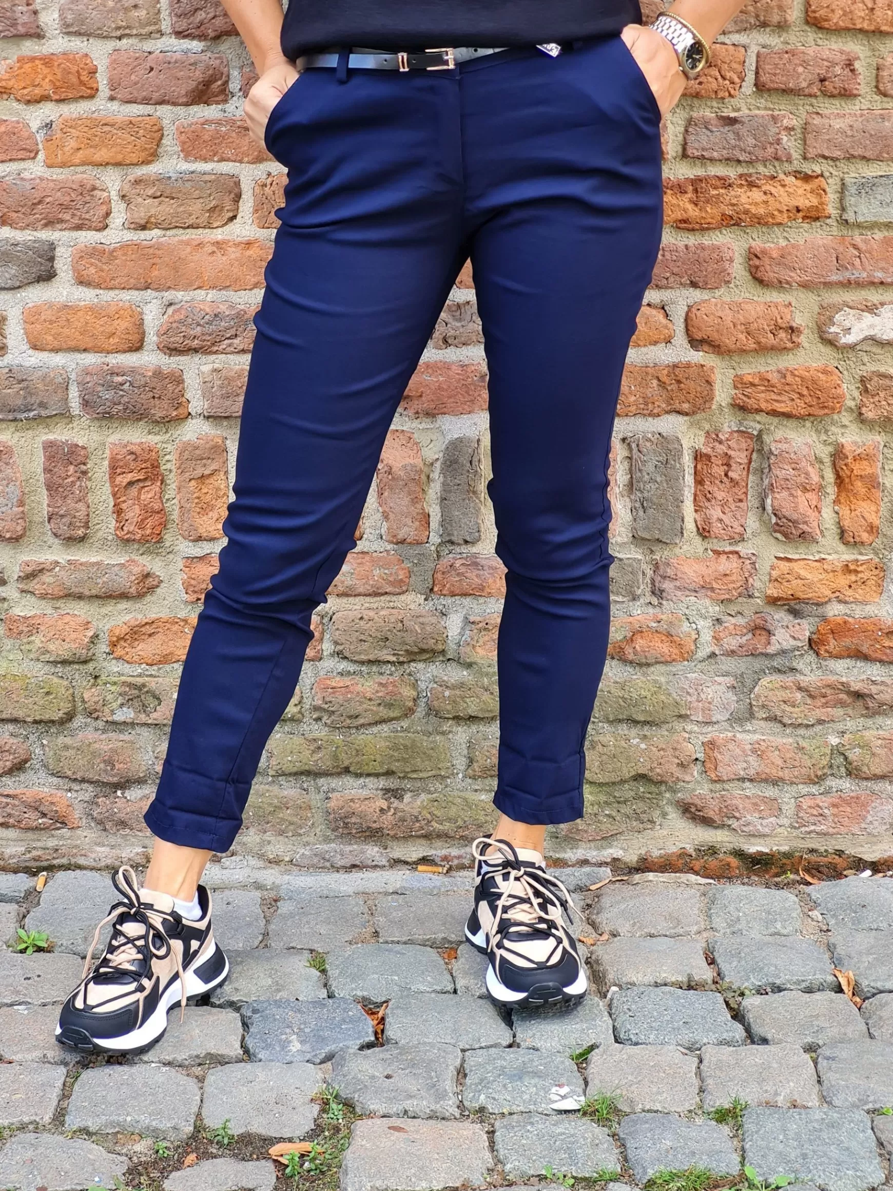 Trendz Broek Veerle Navy Sale